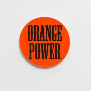 Oklahoma State Orange Power Button