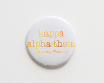 TPA Theta Phi Alpha Rainbow Button Single Sorority Pinback - Etsy