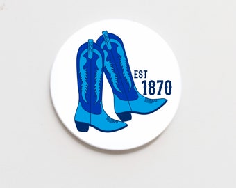 Kappa Kappa Gamma Greek Boots Button