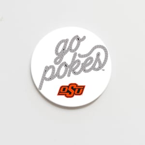 Oklahoma State Go Pokes Howdy Button