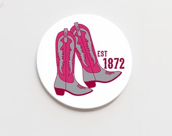 Alpha Phi Greek Boots Button