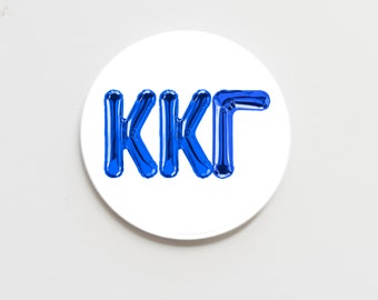 Kappa Kappa Gamma Greek Balloon Button