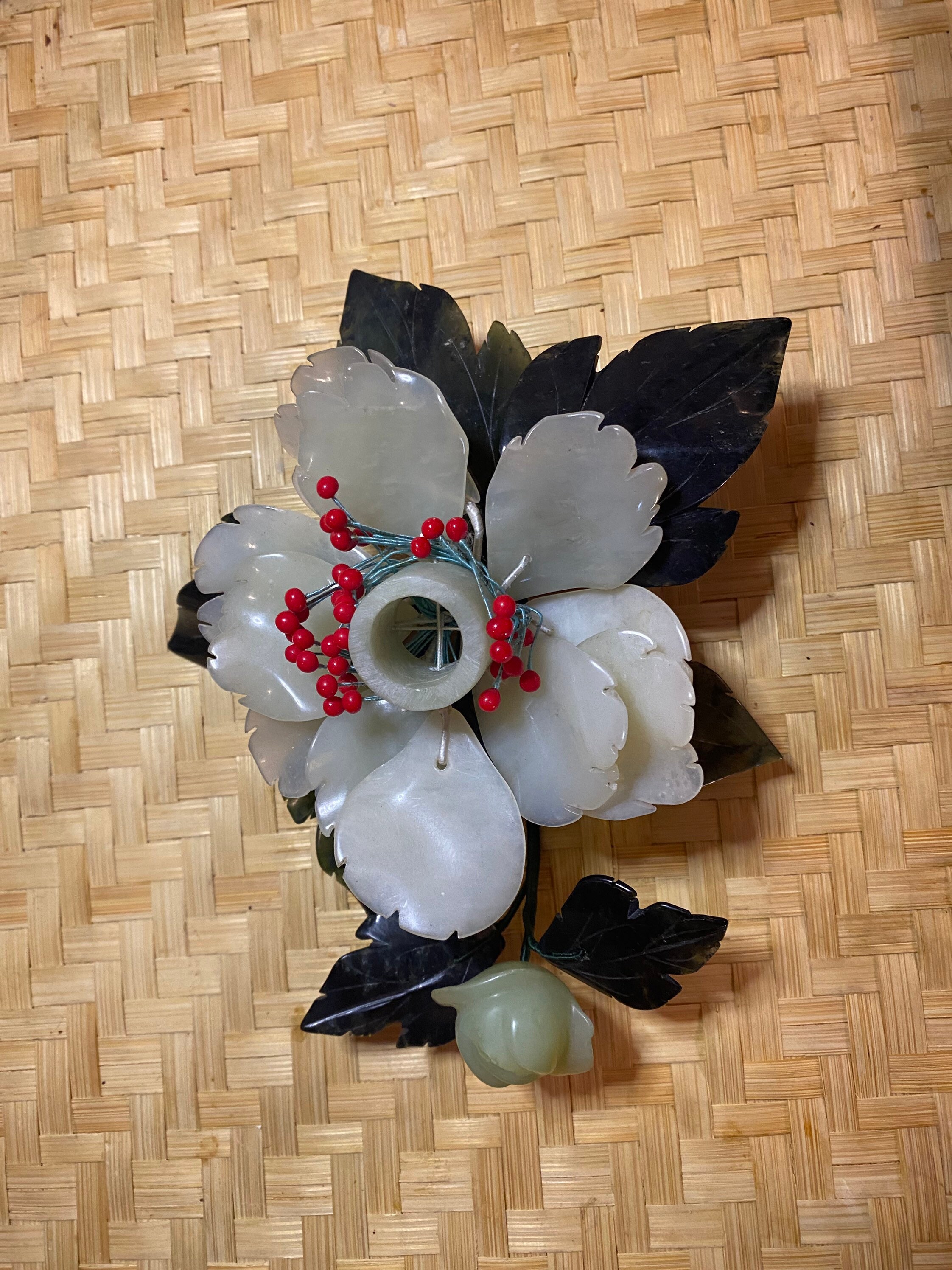 Vintage Jade Candle Holder - Etsy