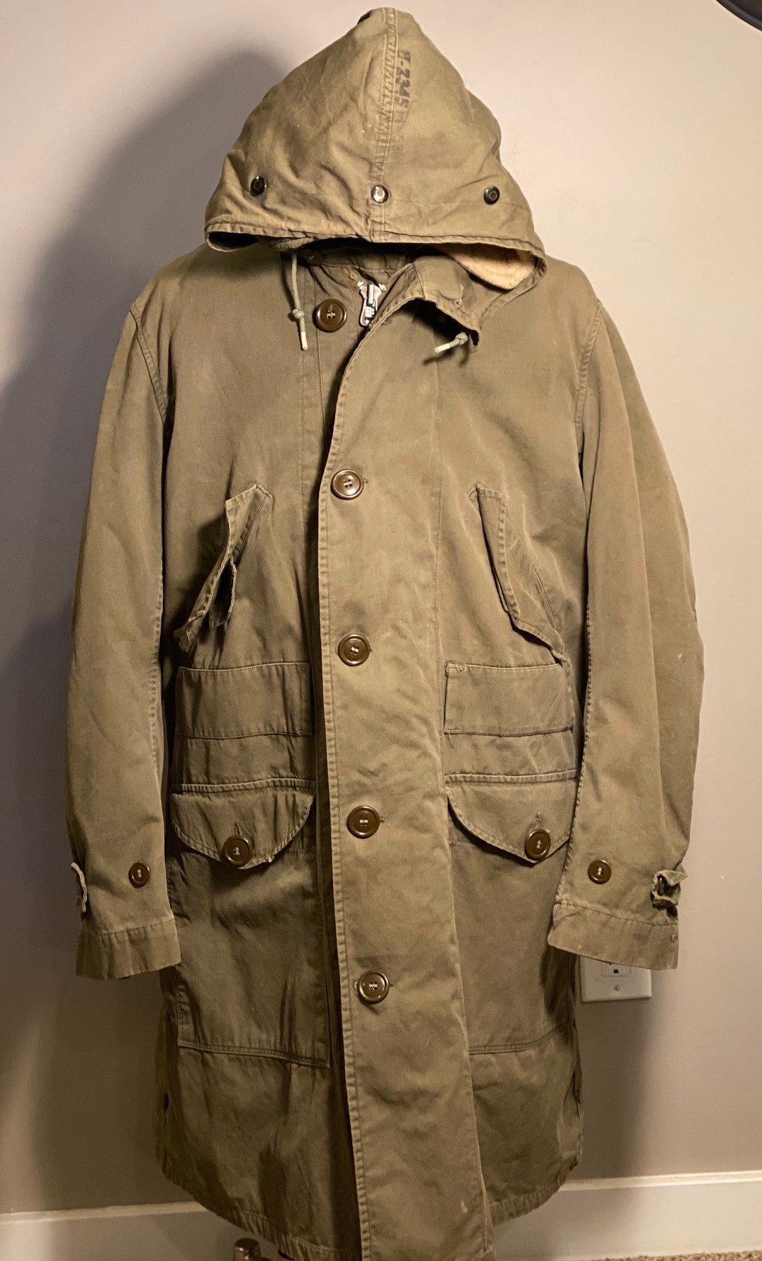 Vintage 1950-60s Military Parka - Etsy