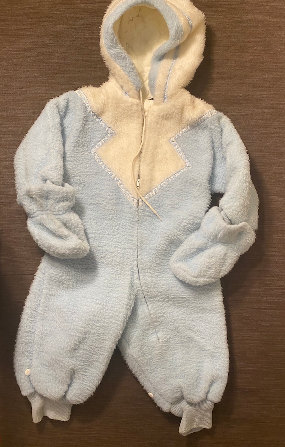 Vintage baby snow jumpsuit