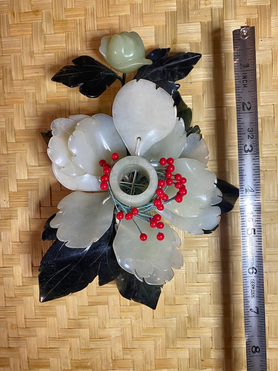 Vintage Jade Candle Holder Etsy