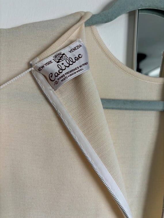 1960s wool mod dress - image 4