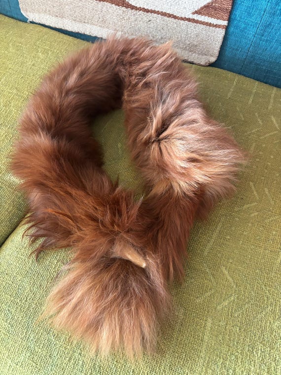 Real Fox fur collar