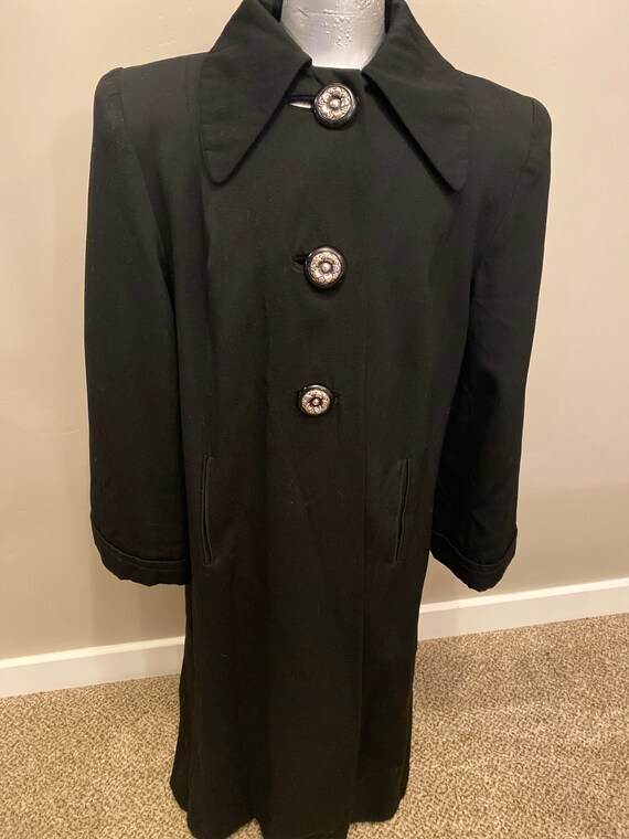 Vintage 1950s dress coat