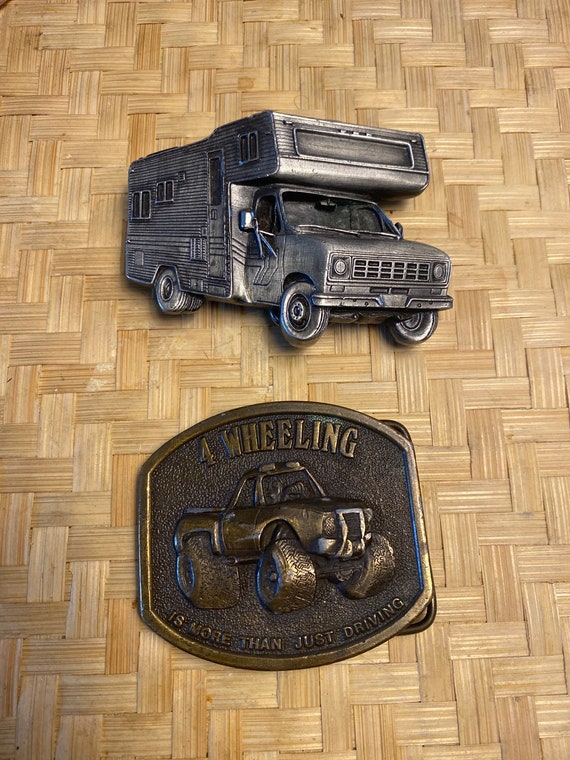 Two Vintage Belt Buckles - image 1