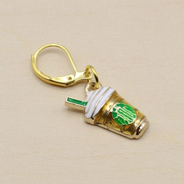 Starbucks Progress Keeper, Knitting Progress Keeper, Crochet Progress Keeper, Stitch Marker Charm, Planner Charm