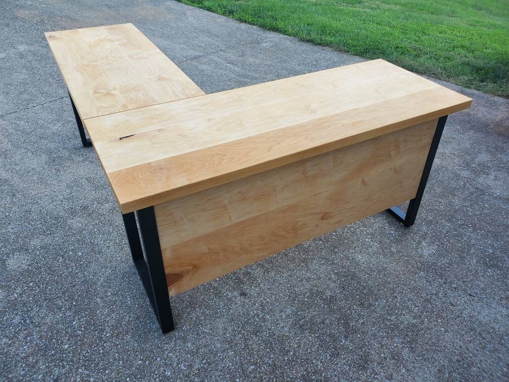 bureau En Forme De L,