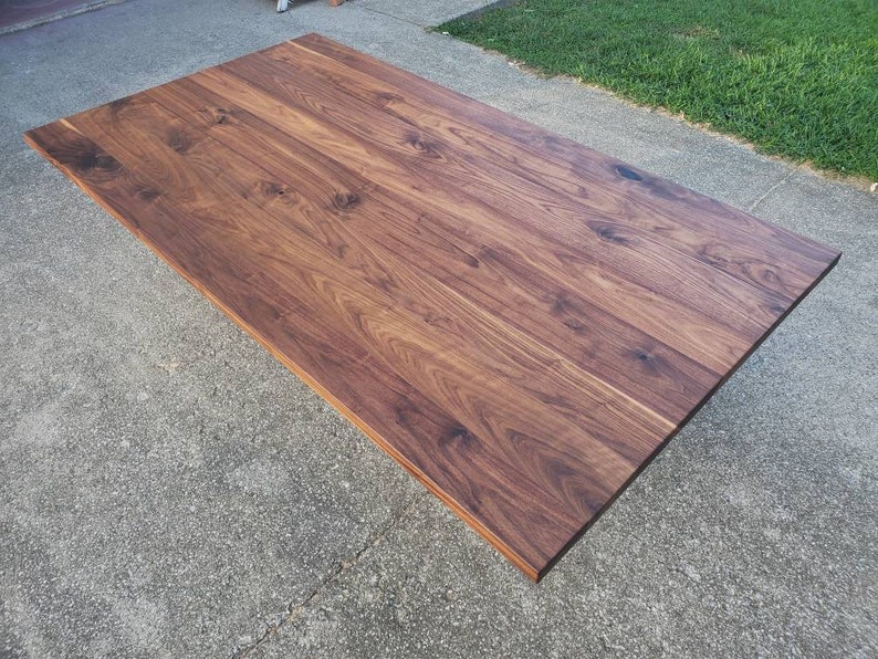 Walnut Table Top Black Walnut Table Top Custom Table Top Etsy