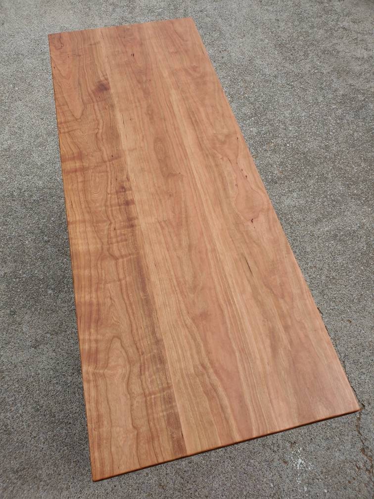 Cherry Table Top Wood Desk Top Solid Wood Table Top Custom Etsy