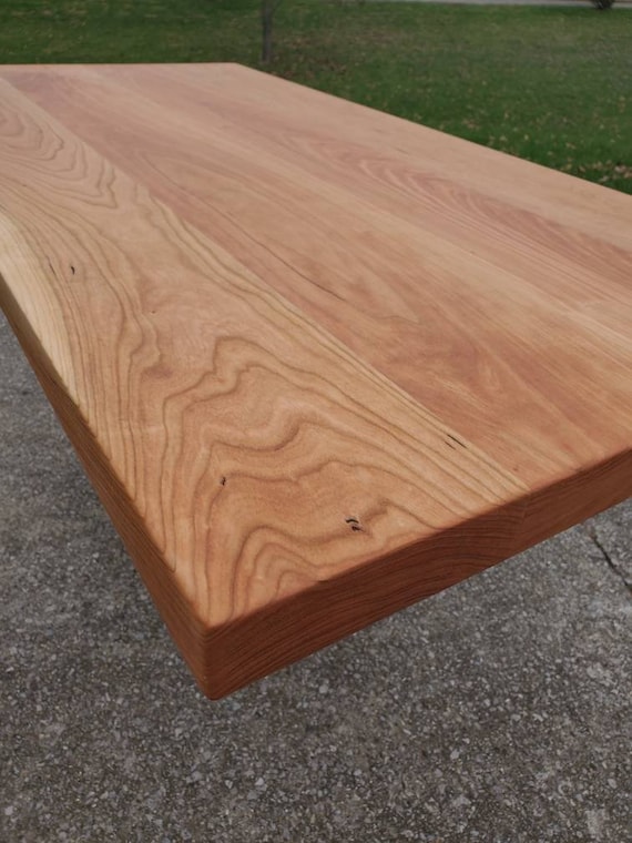 Cherry Desk Solid Wood Desk Cherry Desk With U Shape Metal Legs