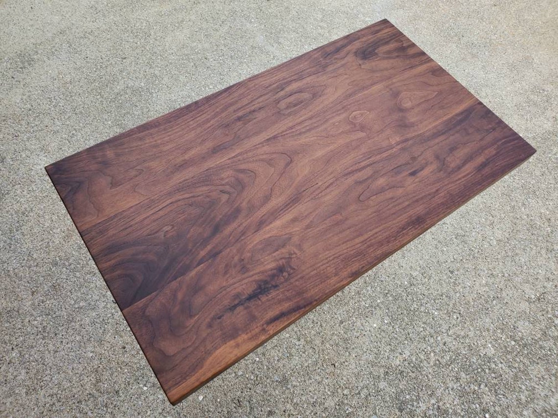 Walnut Table Top Black Walnut Table Top Custom Table Top Etsy