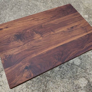 Walnut table top, black walnut table top, custom table top, Walnut desk top, wooden desk top