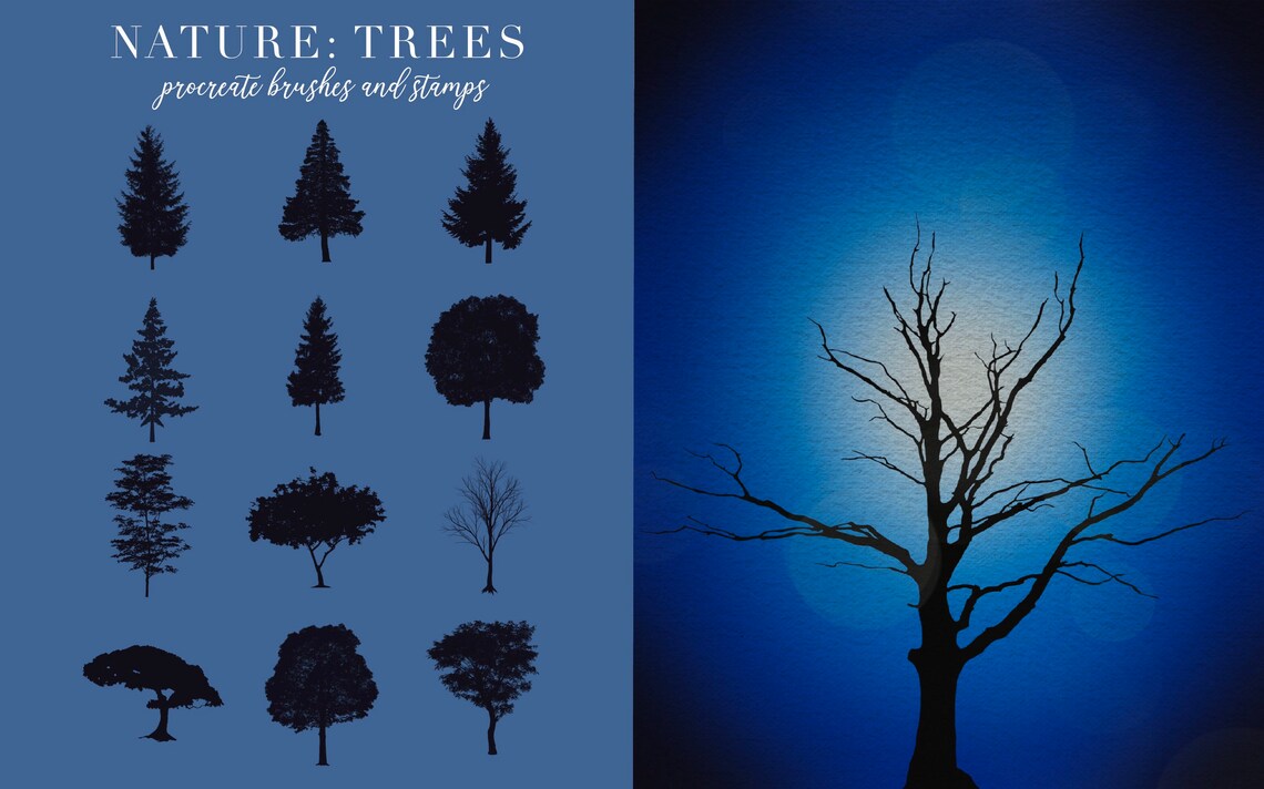 procreate tree brush pack procreate tree brush pack