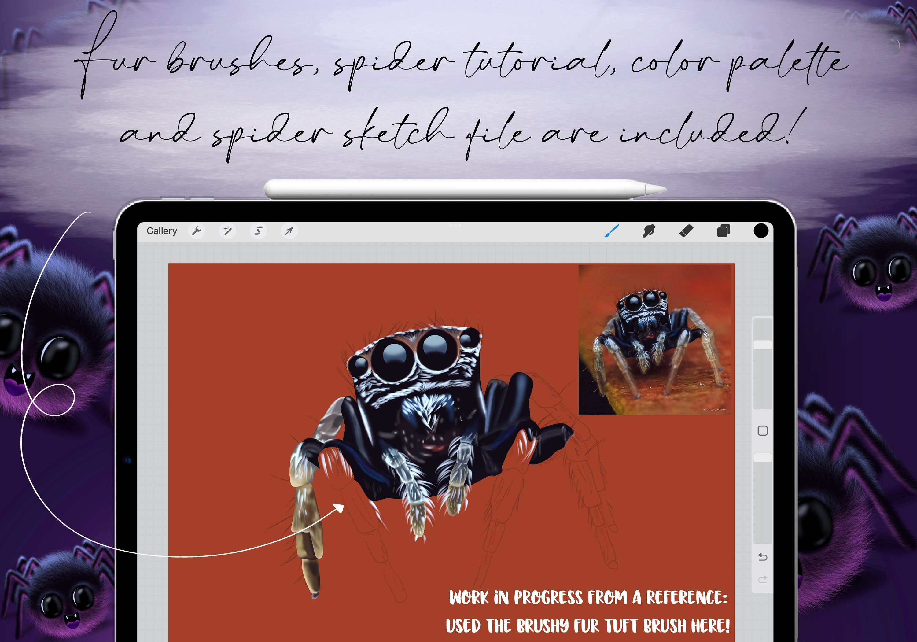 Fur Brushes for Procreate Bundle Procreate Fur Brushes Pet Etsy UK