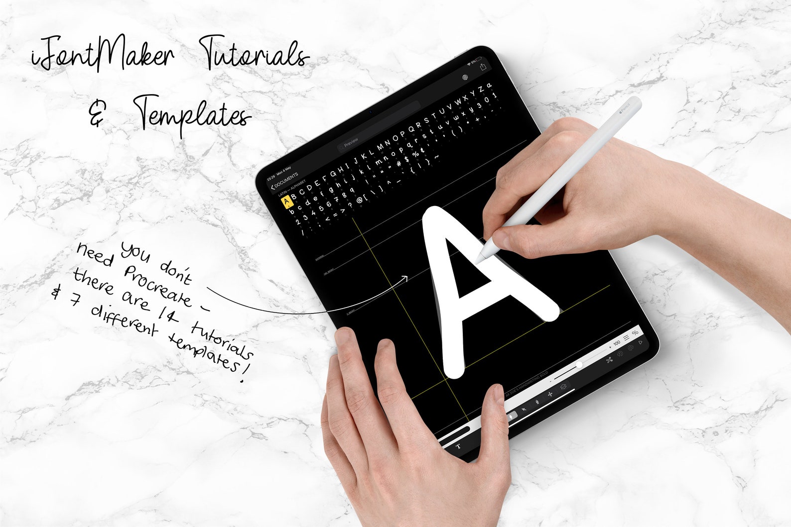 Design Fonts for Ipad Font Guide Ipad Fonts for Procreate Etsy UK