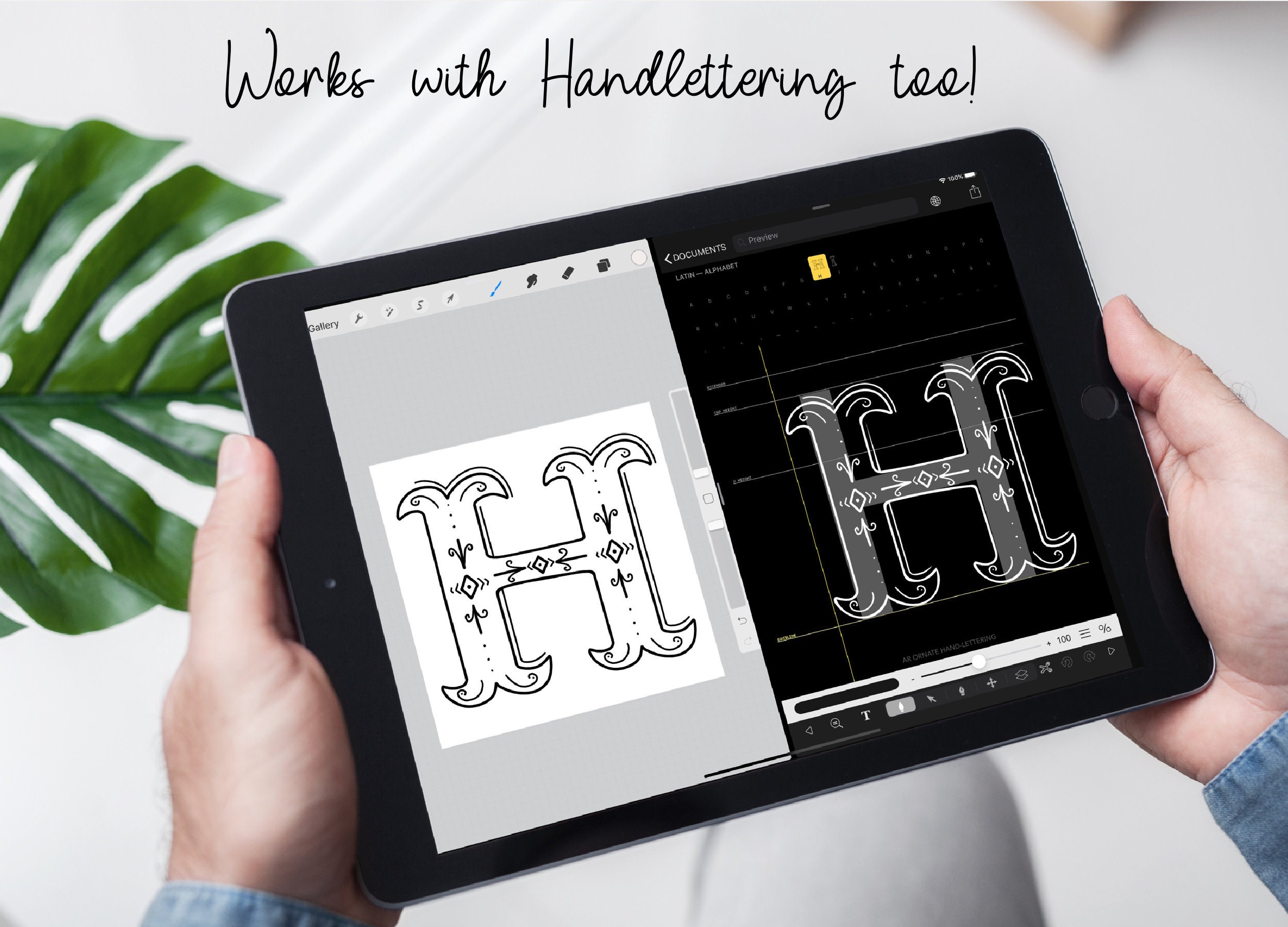 Design Fonts for Ipad Font Guide Ipad Fonts for Procreate Etsy UK
