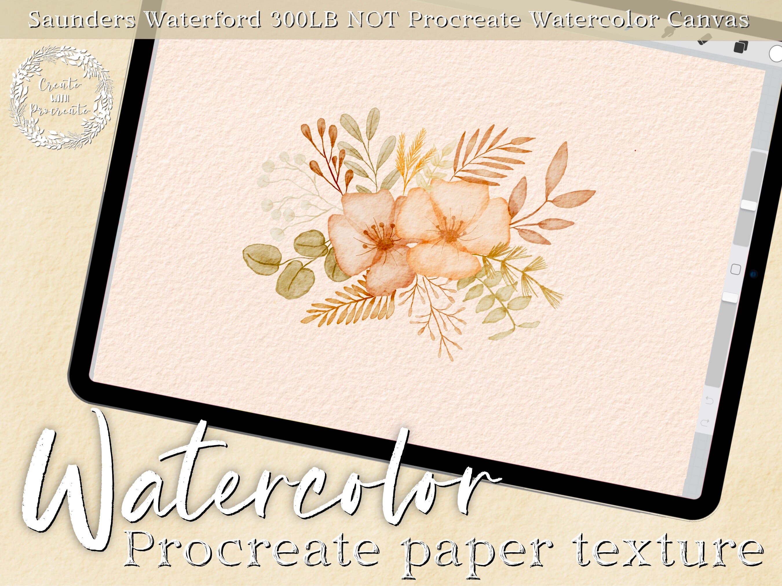 Procreate Watercolor Paper Procreate Paper Texture Procreate Etsy