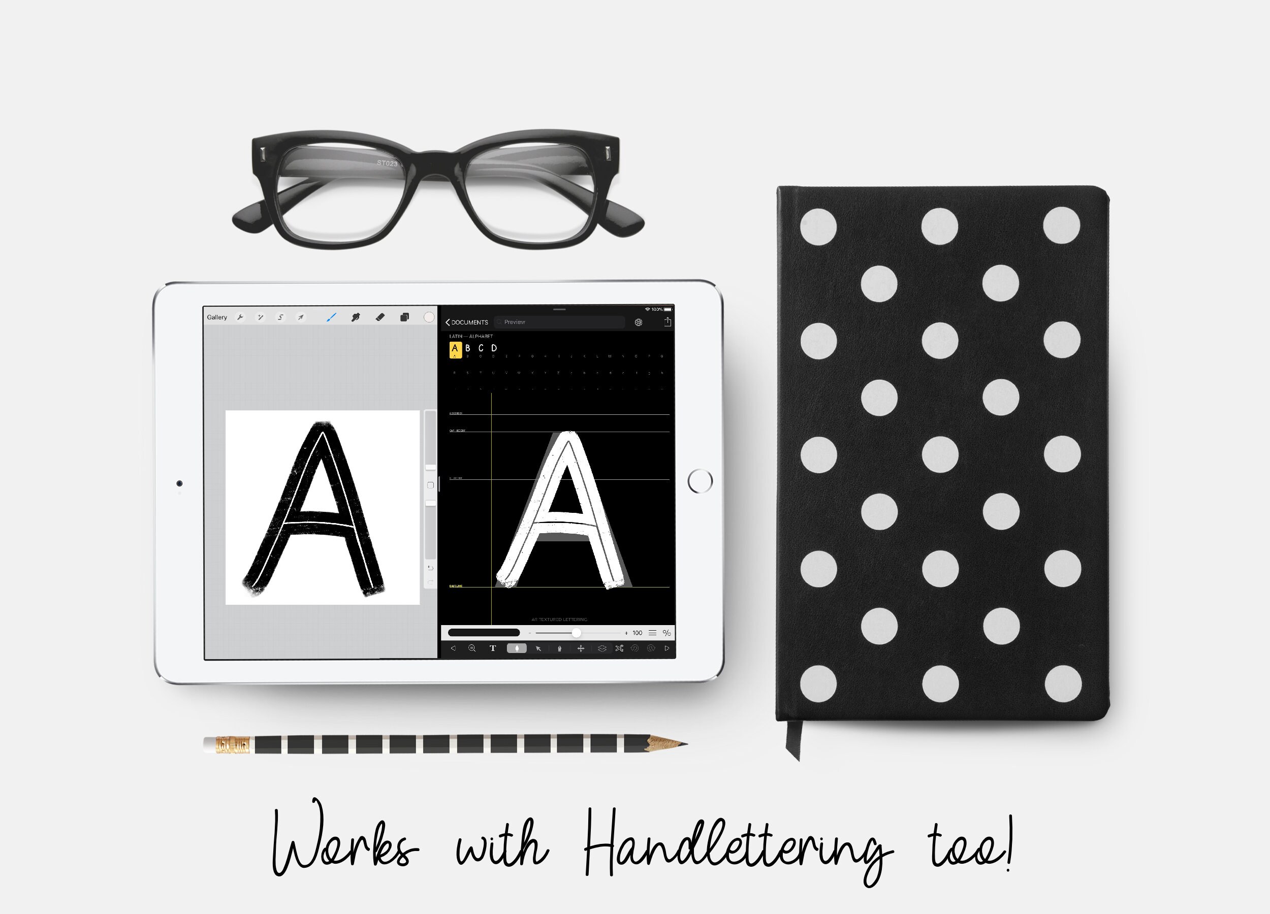 Design Fonts for Ipad Font Guide Ipad Fonts for Procreate Etsy UK