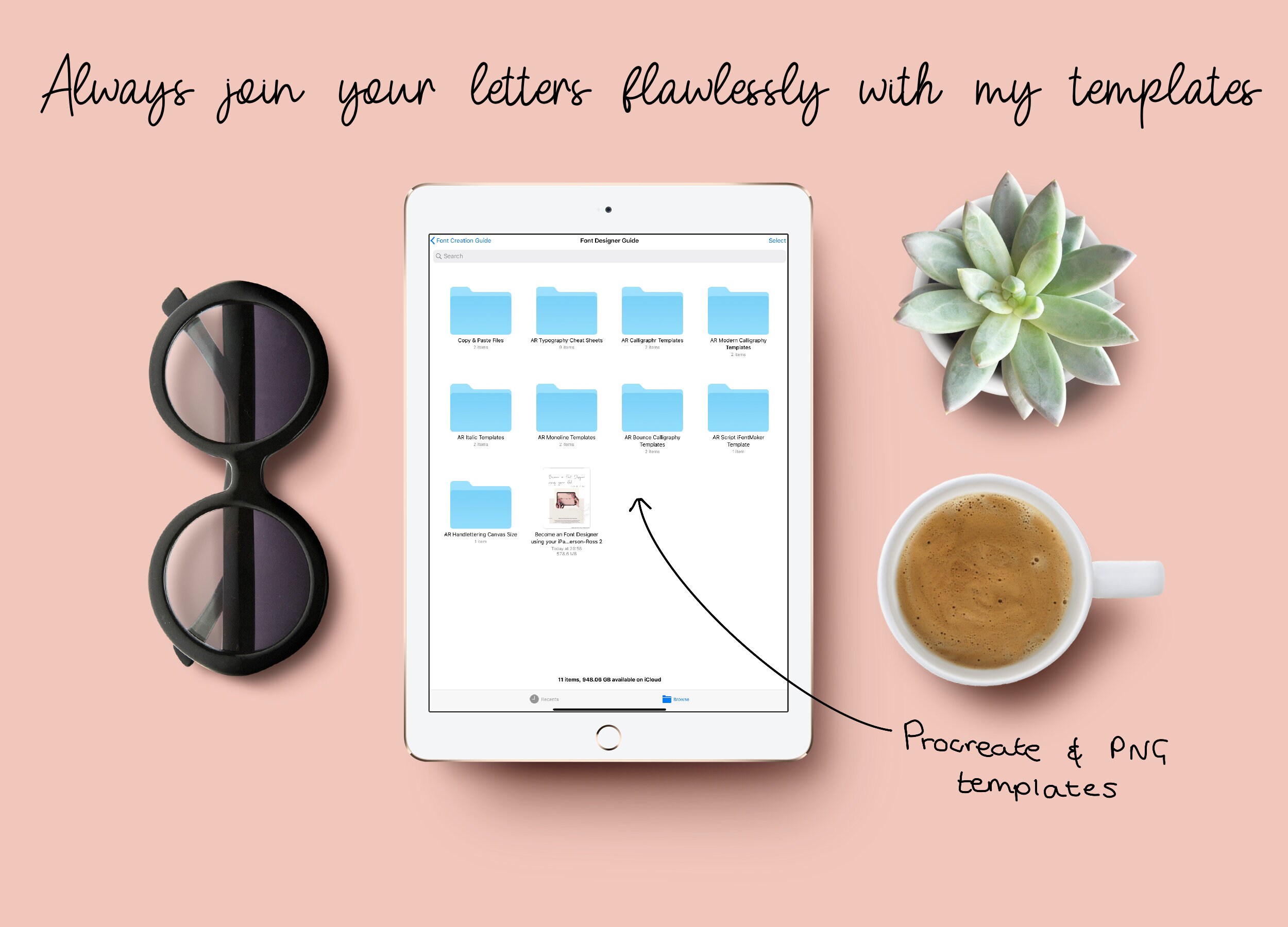 Design Fonts for Ipad Font Guide Ipad Fonts for Procreate Etsy UK