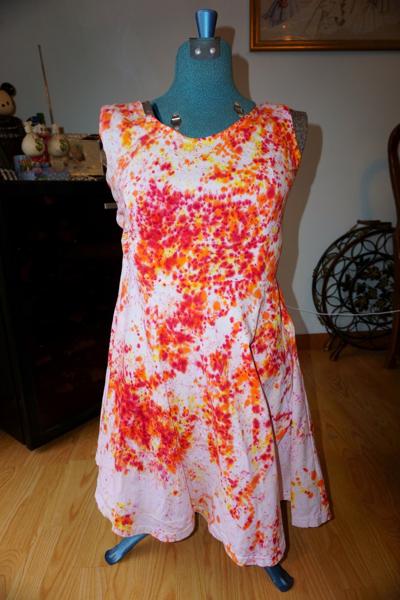 Tie Dye Skater Dress