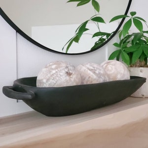 Große 5in Holz Dekor Kugel Weiß gewaschene Holzkugel | Etsy