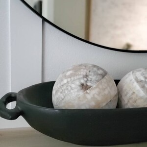 Große 5in Holz Dekor Kugel Weiß gewaschene Holzkugel | Etsy