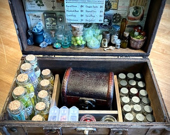 Apothecary Chest -- potions case book nook