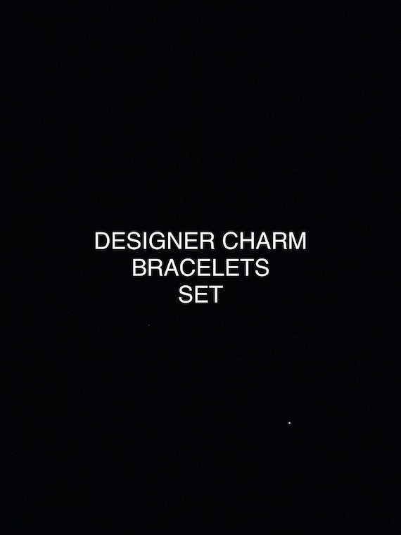 Designer Charms Bracelets Set
