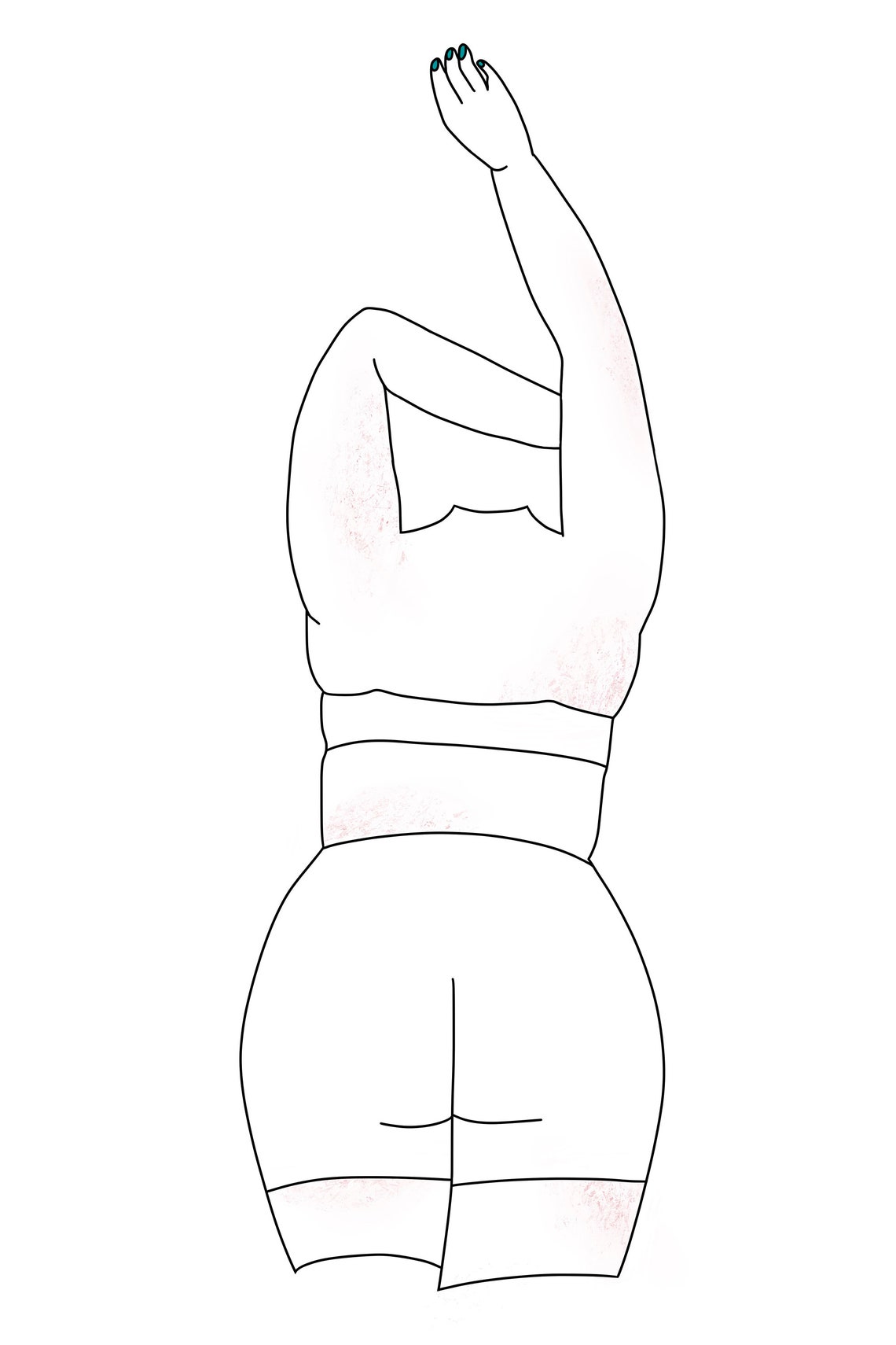 Self Love Art Print Curvy Body Drawing Body Positive Art Etsy