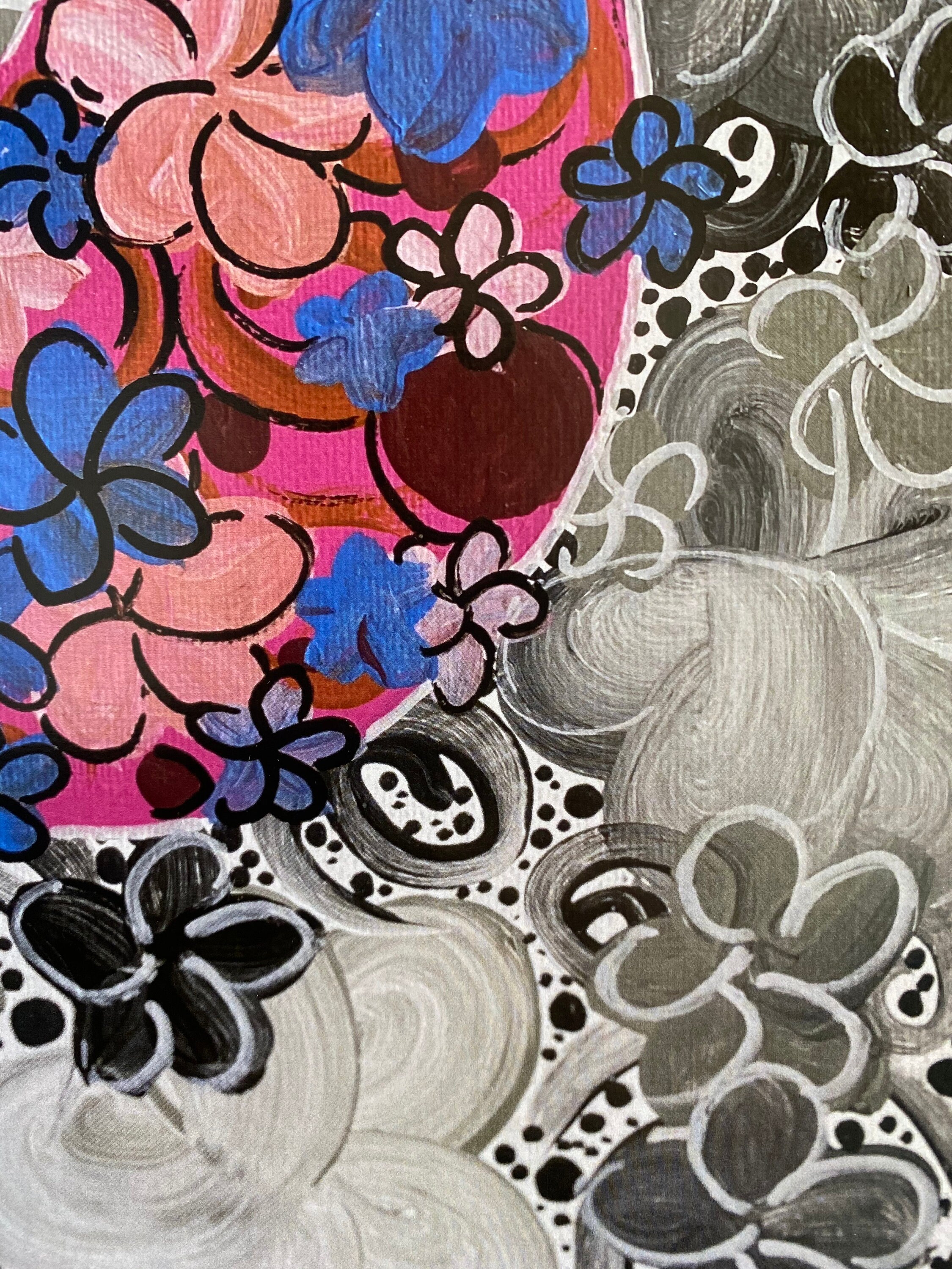 Mental Health Art Print Abstract Art Flower Painting - Etsy