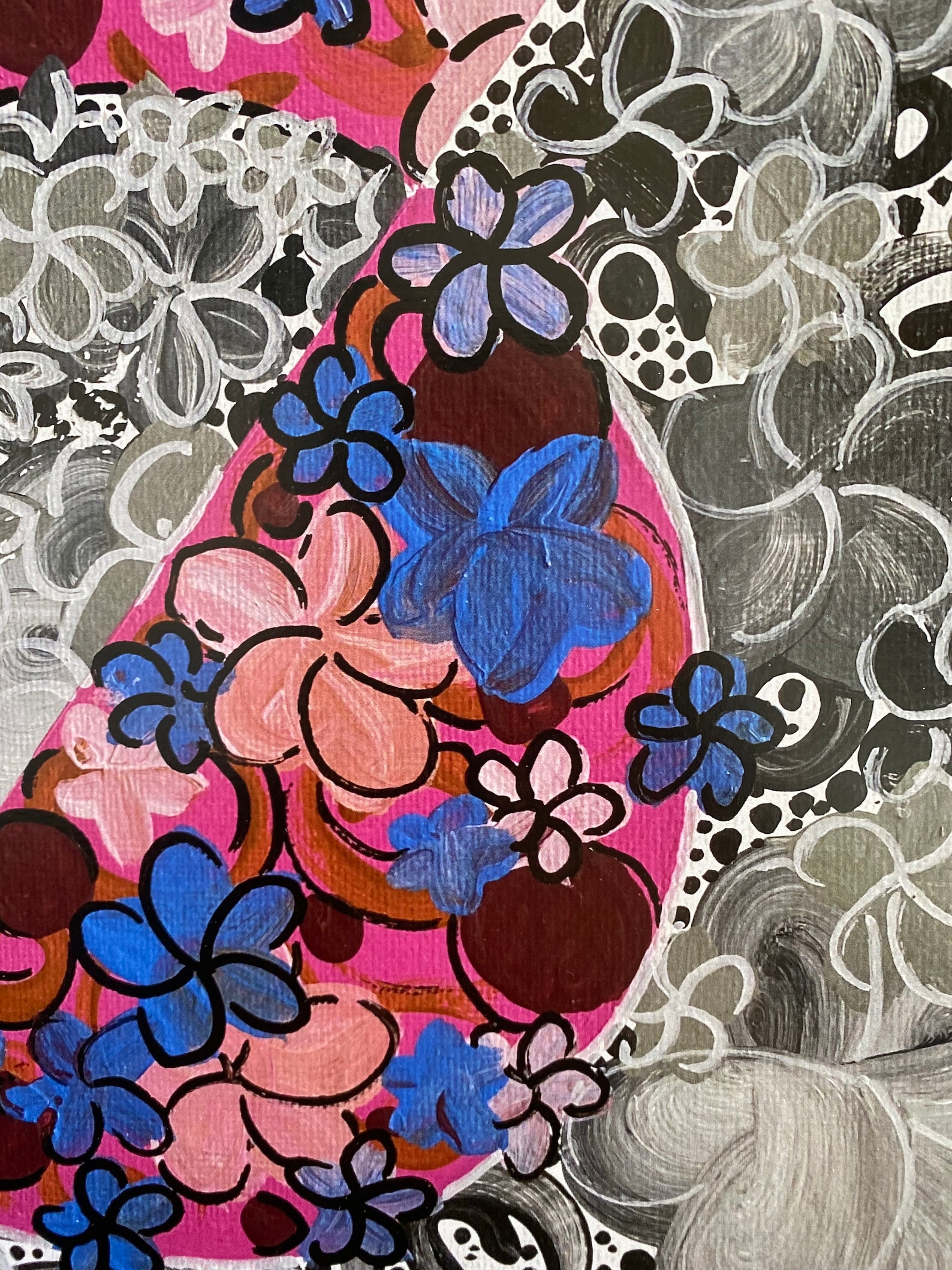 Mental Health Art Print Abstract Art Flower Painting | Etsy