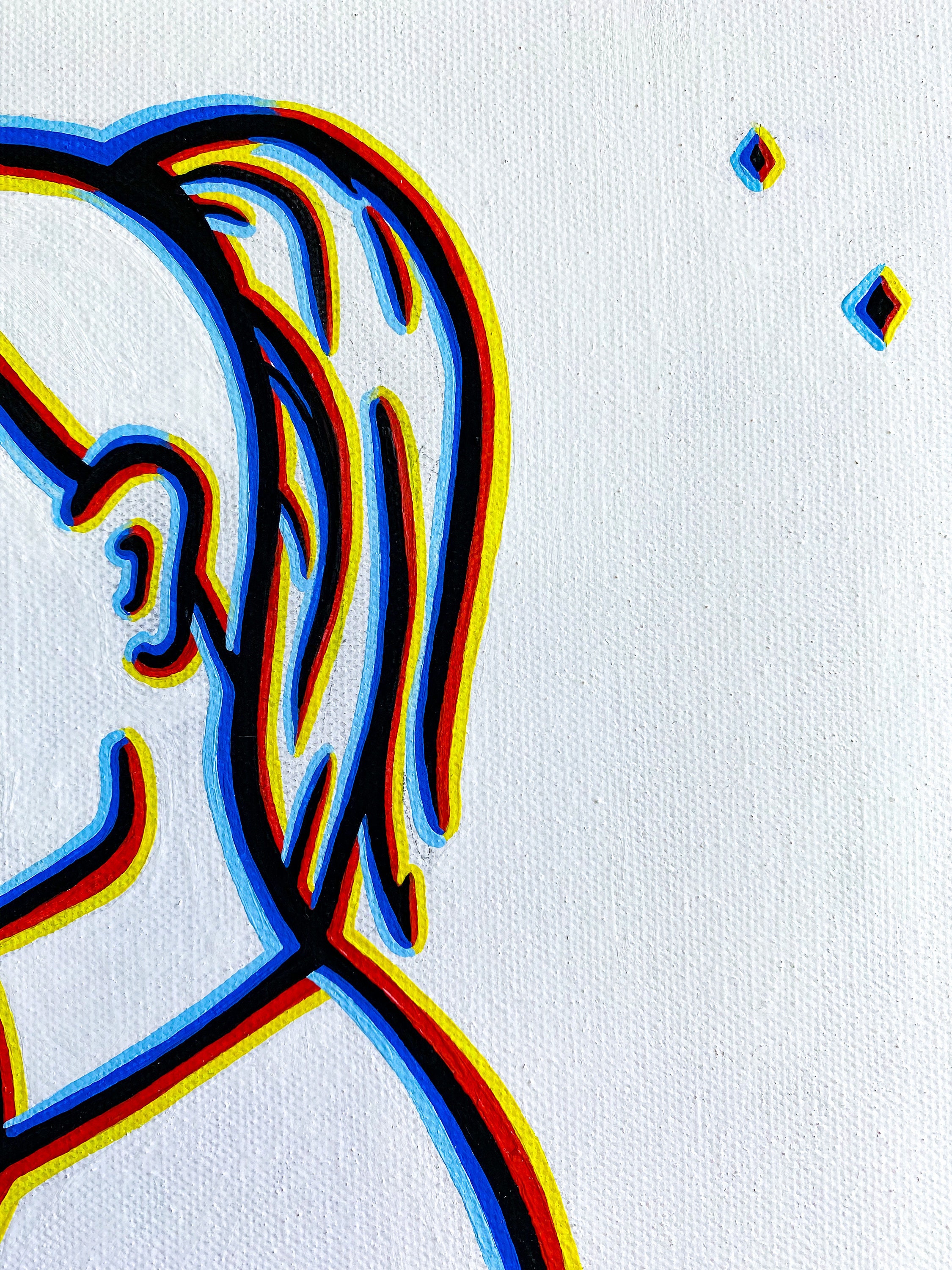 Optical Illusion Silhouette Art Print Illusion Art Etsy