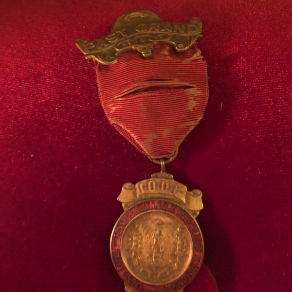 Antique Odd Fellows Badge 1840