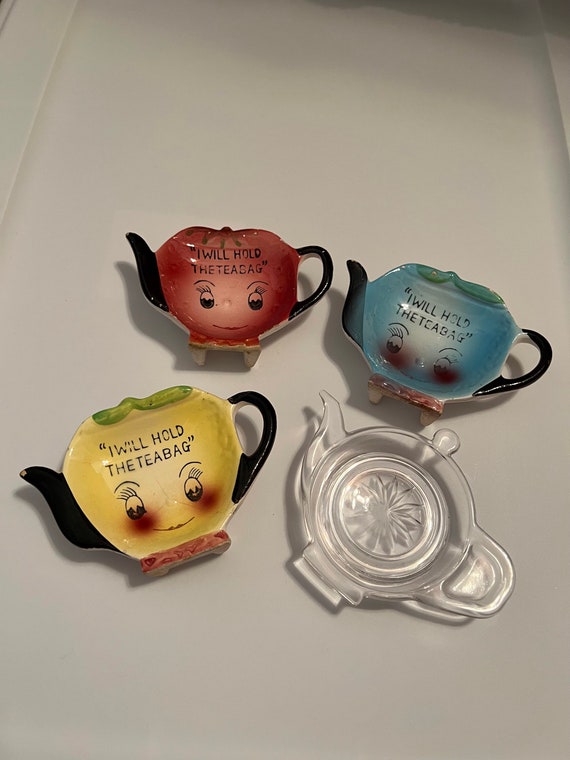 Vintage Ceramic Tea Bag Holders1950s Etsy