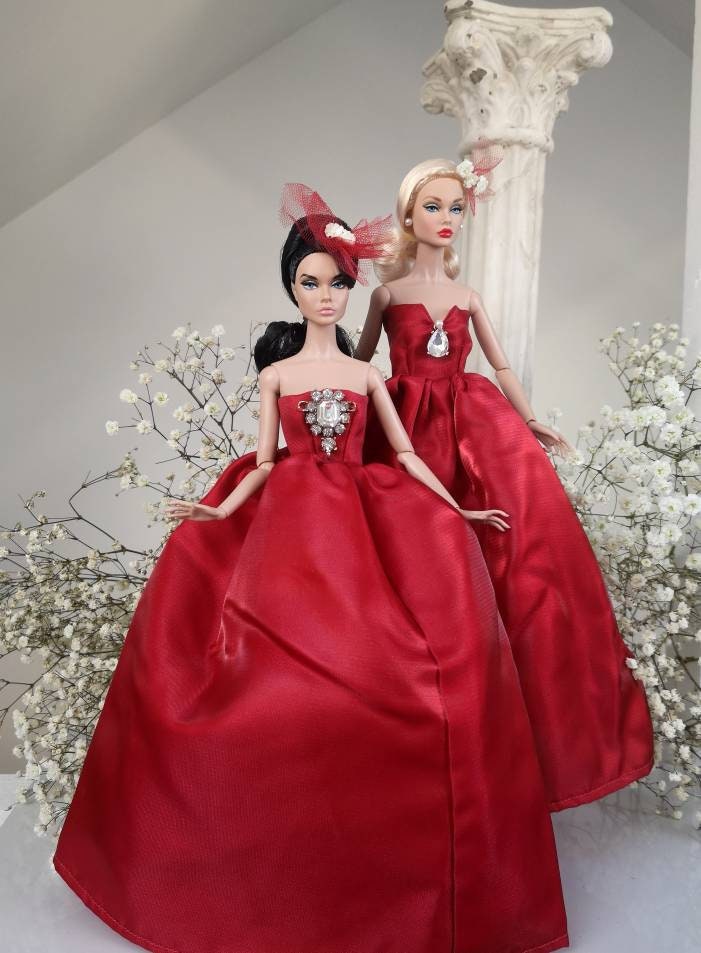 Luxurious Handmade Designer Outfits Dresses Suits for Barbie 