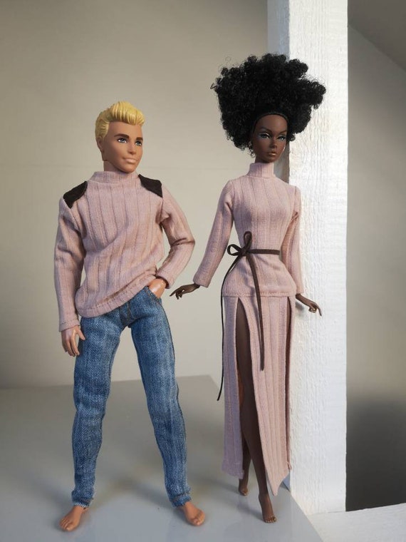 Vêtements de poupée mode - 5 tenues de mode - Vêtements de poupée Ken -  Barbie