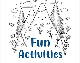 NEW Kindle Scribe Colorsoft Fun Christian Activity Book: 30x Mazes, 30x Color-in Pictures, 30x Word Searches (PDF Template) Easy Navigation.