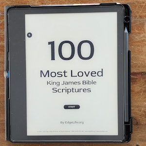 100x Most Loved KJV King James Bible Scriptures PDF Template Hyperlinked. Most eInk devices. Remarkable 2 & Paper Pro, Kindle Scribe 1 + 2.
