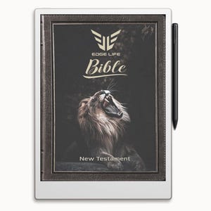 ReMarkable Paper Pro 3 - 2025 NEW Edge Life BIBLE New Testament pdf. Hyperlinked Bible Books + Chapters. Jesus Words Red/Bold. Easy-to-Read.