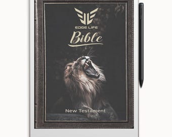 2026 NEW Edge Life BIBLE New Testament PDF made for/fits ReMarkable Paper Pro 3. Hyperlinked Bible Books + Chapters. Jesus Words Red/Bold.