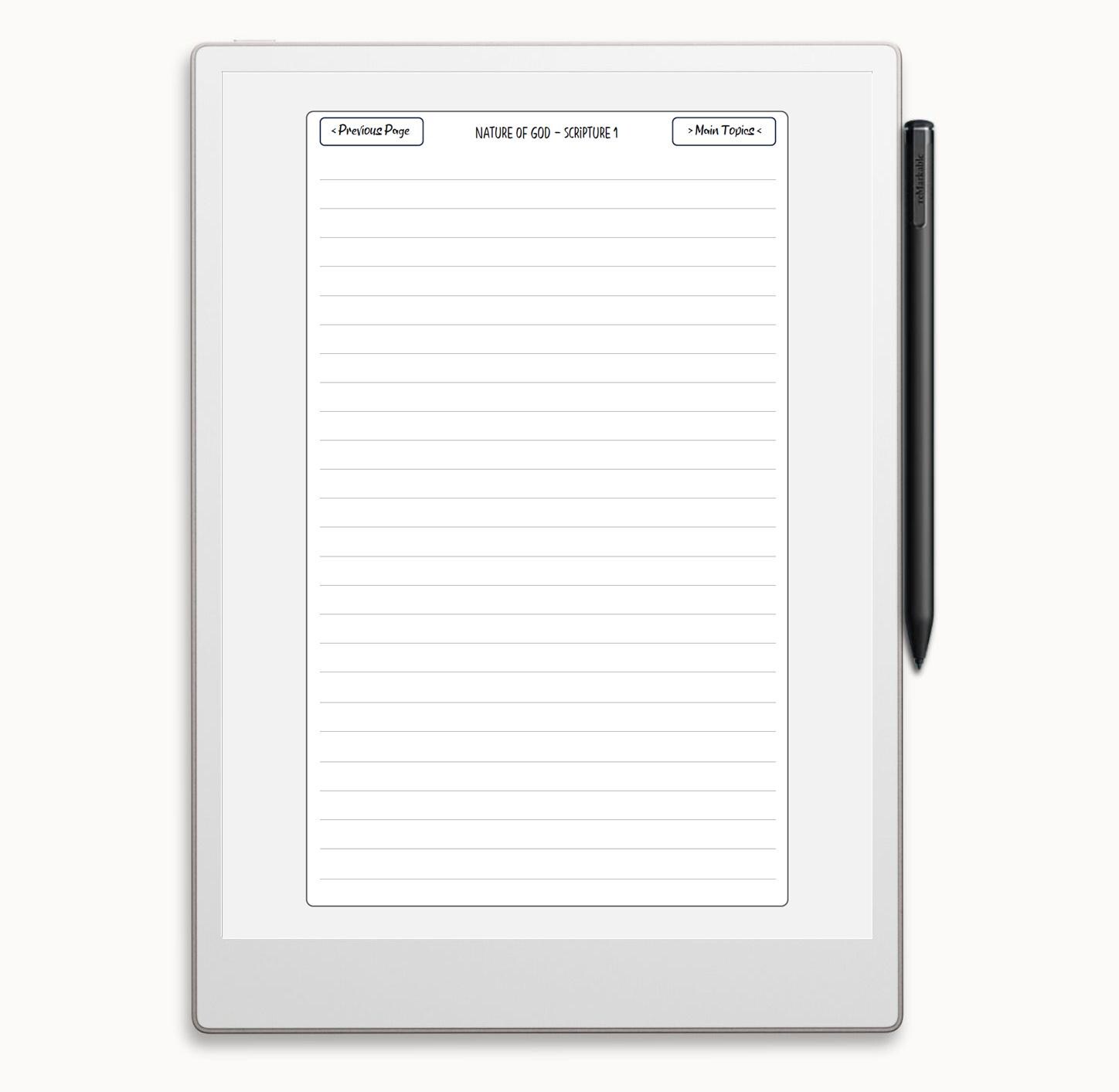 Scripture List Empty Image Scripture List Collection: Hyperlinked Bible Study Template PDF Made ...