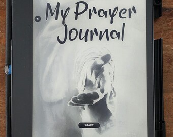 Kindle Scribe 1 & 2 - 2025 Nieuw MY PRAYER JOURNAL pdf-sjabloon, pagina met details over 120 gebedspunten en pagina met notities. Volledig gehyperlinkt.