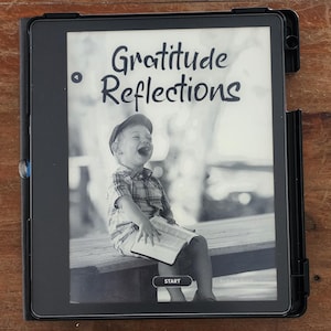 2025 GRATITUDE REFLECTIONS PDF Template, 52 Notebooks, Hyperlinked. E-Ink Paper-like devices, ReMarkable 2 + Pro, Boox, Kindle Scribe 1 & 2.