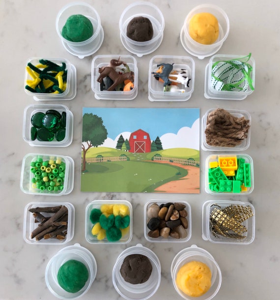 Farm Play-Dough Sensory Kit