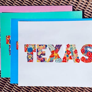 Texas Wildflower Print: Colorful Floral Wall Art (8x10 Cardstock)